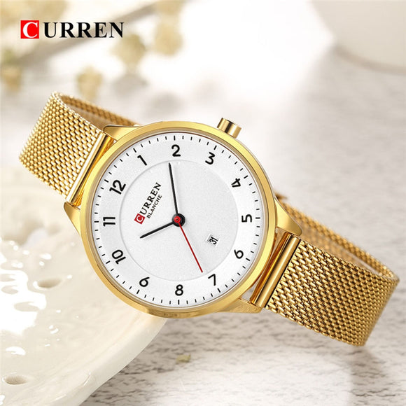 CURREN 9035 Gold Wrist Women