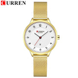 CURREN 9035 Gold Wrist Women