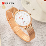 CURREN 9039Rose Gold Women