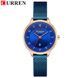 CURREN 9039Rose Gold Women