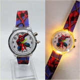 Flashing Spiderman Children Watch