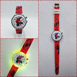 Flashing Spiderman Children Watch