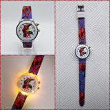 Flashing Spiderman Children Watch