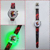 Flashing Spiderman Children Watch