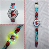 Flashing Spiderman Children Watch