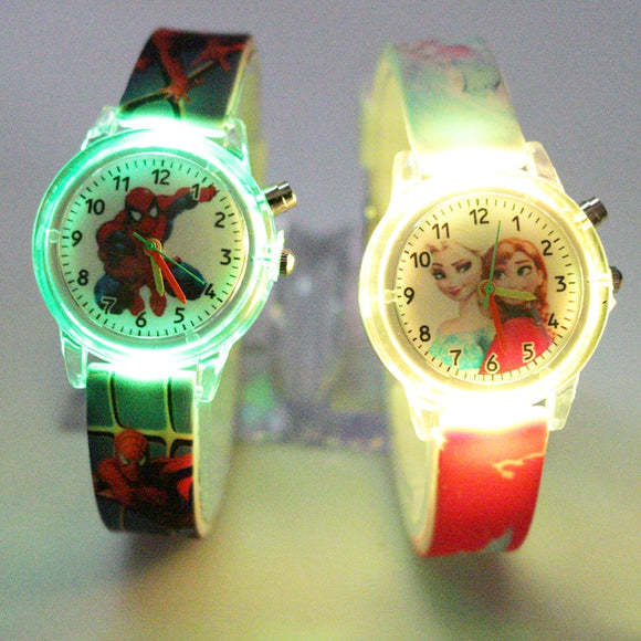 Children Watches Colorful Light