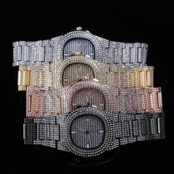 TOPGRILLZ Iced-Out Gold Women